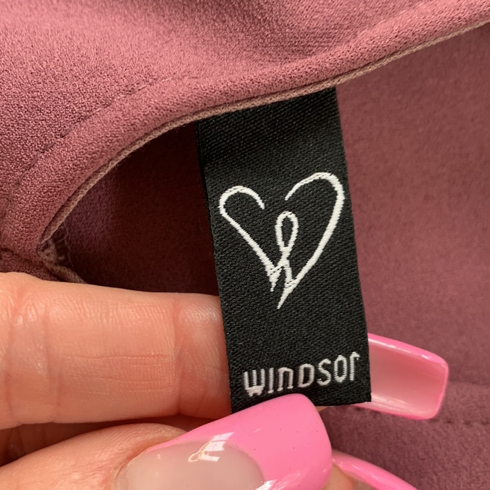 👗Windsor Strappy Mini Dress Mauve Color Size S👗 - Picture 6 of 9